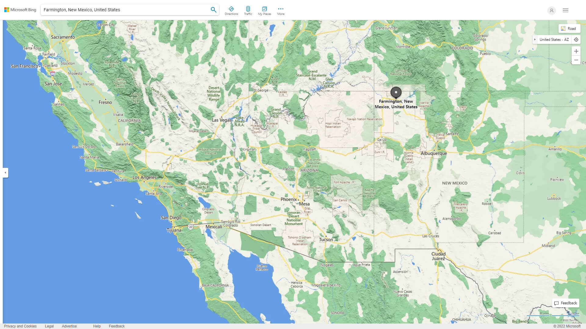 Farmington Map New Mexico